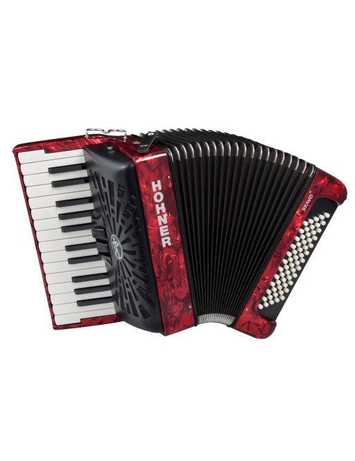 HOHNER ACORDEON BRAVO II 60 ROJO A169