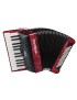 HOHNER ACORDEON BRAVO II 60 ROJO A169