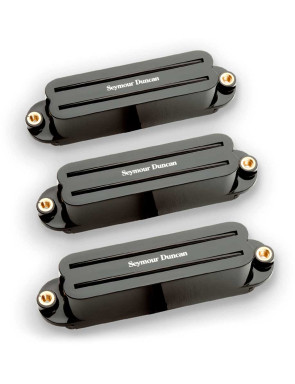 SEYMOUR DUNCAN SET HOT RAILS STRAT BLACK
