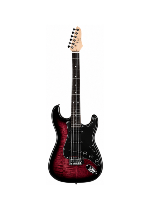 Guitarra Eléctrica Bones New York Series B-SSS Fuchsia