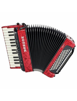 Acordeón Hohner Bravo II 60 A16972 Rojo