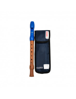 Flauta Hohner Mixta Boquilla Azul Digitación Barroca 3P 9584-2