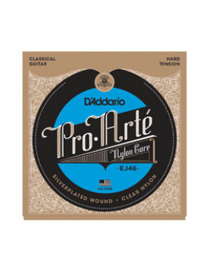 Juego Cuerdas Guitarra Clásica D'Addario EJ-46 Tensión Fuerte