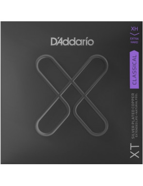 Juego Cuerdas Guitarra Clásica D'Addario XTC-44 Tensión Extra Fuerte