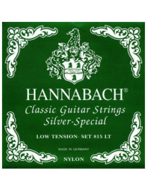 Juego Hannabach Verde Clásica 815-LT