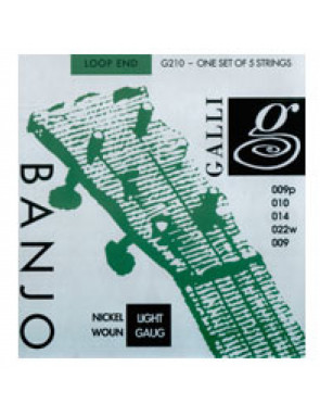 Juego Banjo 5 Cuerdas Galli G-210