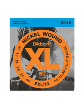 Juego Cuerdas Guitarra Eléctrica D'Addario EXL-110 010-046