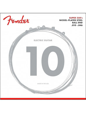 Juego Cuerdas Guitarra Eléctrica Fender 250-R 010-046