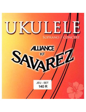 Juego Savarez Ukelele Alliance 140-R Soprano/Concert