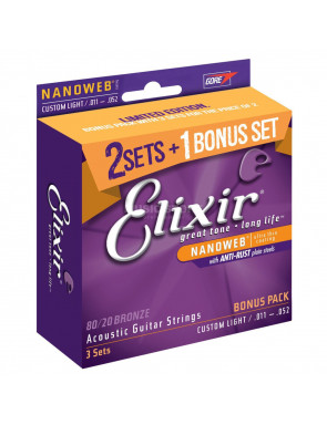 Pack Elixir 2+1 Juegos Acústica 16538 Bronze 011052