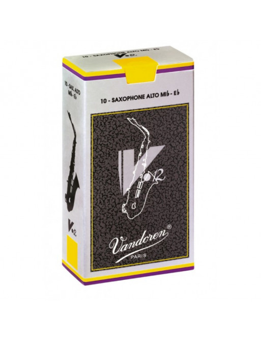 Caja 10 Cañas Saxo Alto Vandoren V-12 2½ caja gris