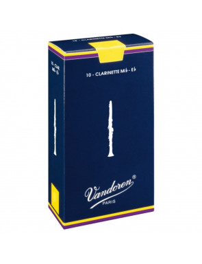 Caja 10 Cañas Requinto Vandoren Tradicional 1½ caja azul