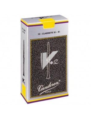 Caja 10 Cañas Clarinete Vandoren V-12 3 caja gris