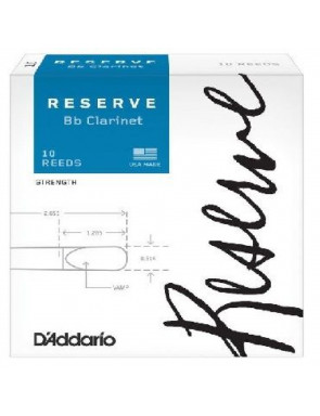 Caja 10 Cañas Clarinete Rico Reserve 3