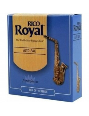 Caja 10 Cañas Saxo Alto Rico Royal 2