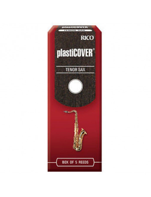 Caja 5 Cañas Saxo Tenor Rico Plasticover 1½