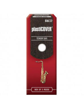 Caja 5 Cañas Saxo Tenor Rico Plasticover 2½