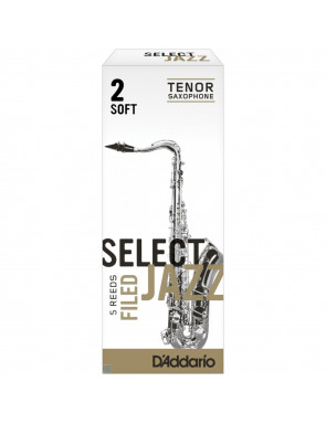 Caja 5 Cañas Saxo Tenor Rico Select Jazz 2 Suave Filed
