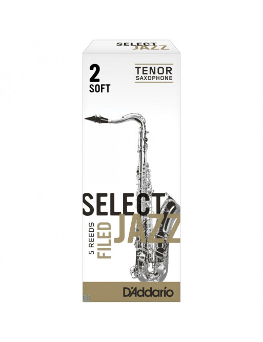 Caja 5 Cañas Saxo Tenor Rico Select Jazz 2 Suave Filed