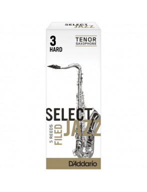 Caja 5 Cañas Saxo Tenor Rico Select Jazz 3 Dura Filed
