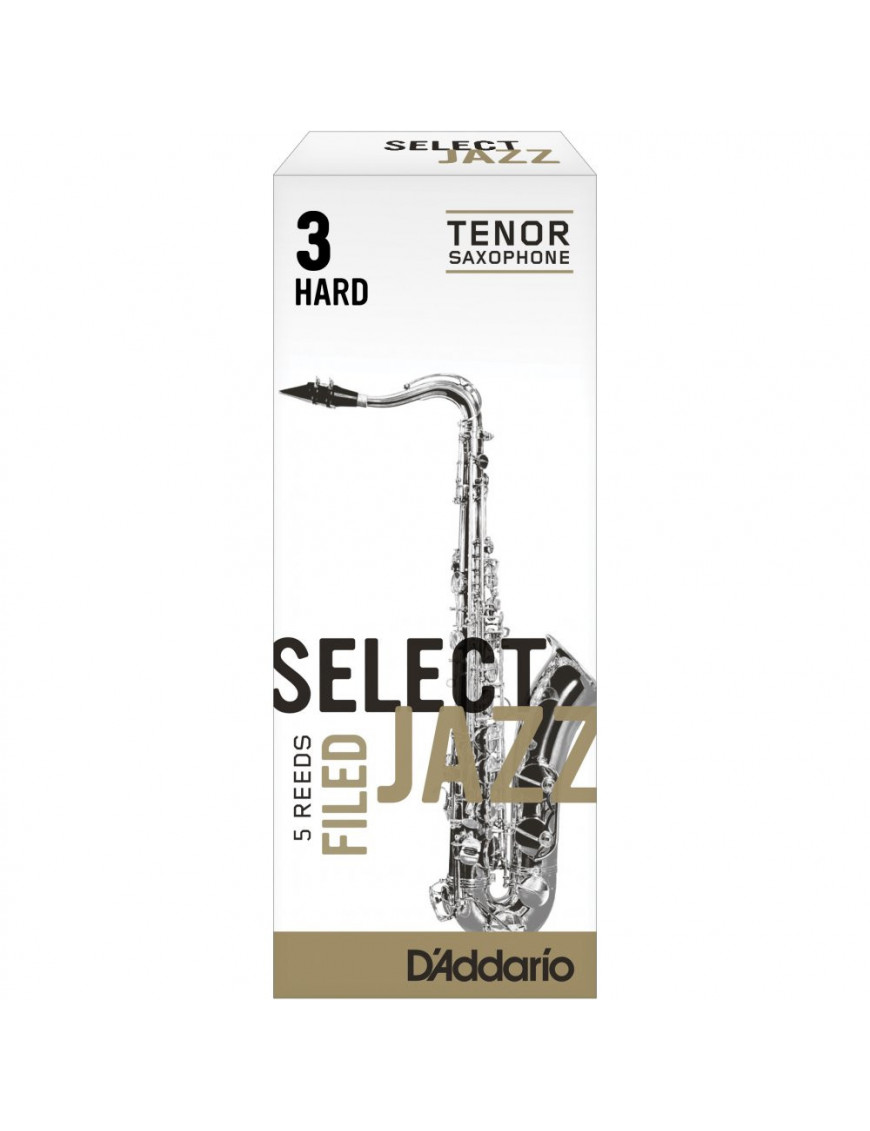 Caja 5 Cañas Saxo Tenor Rico Select Jazz 3 Dura Filed