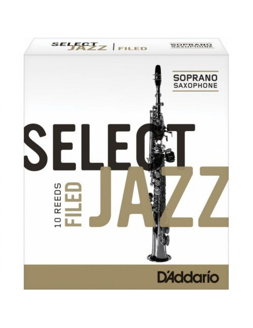 Caja 10 Cañas Saxo Soprano Rico Select Jazz 2 Suave