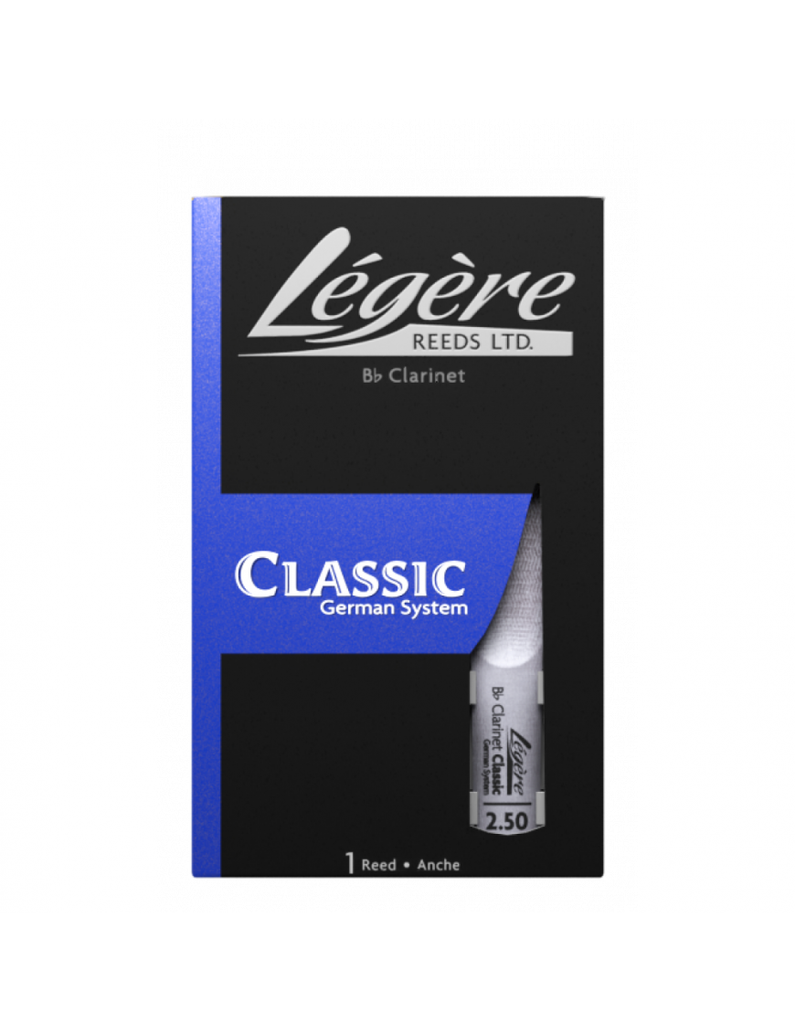 Caña Clarinete Alemán Legere Standard 2½