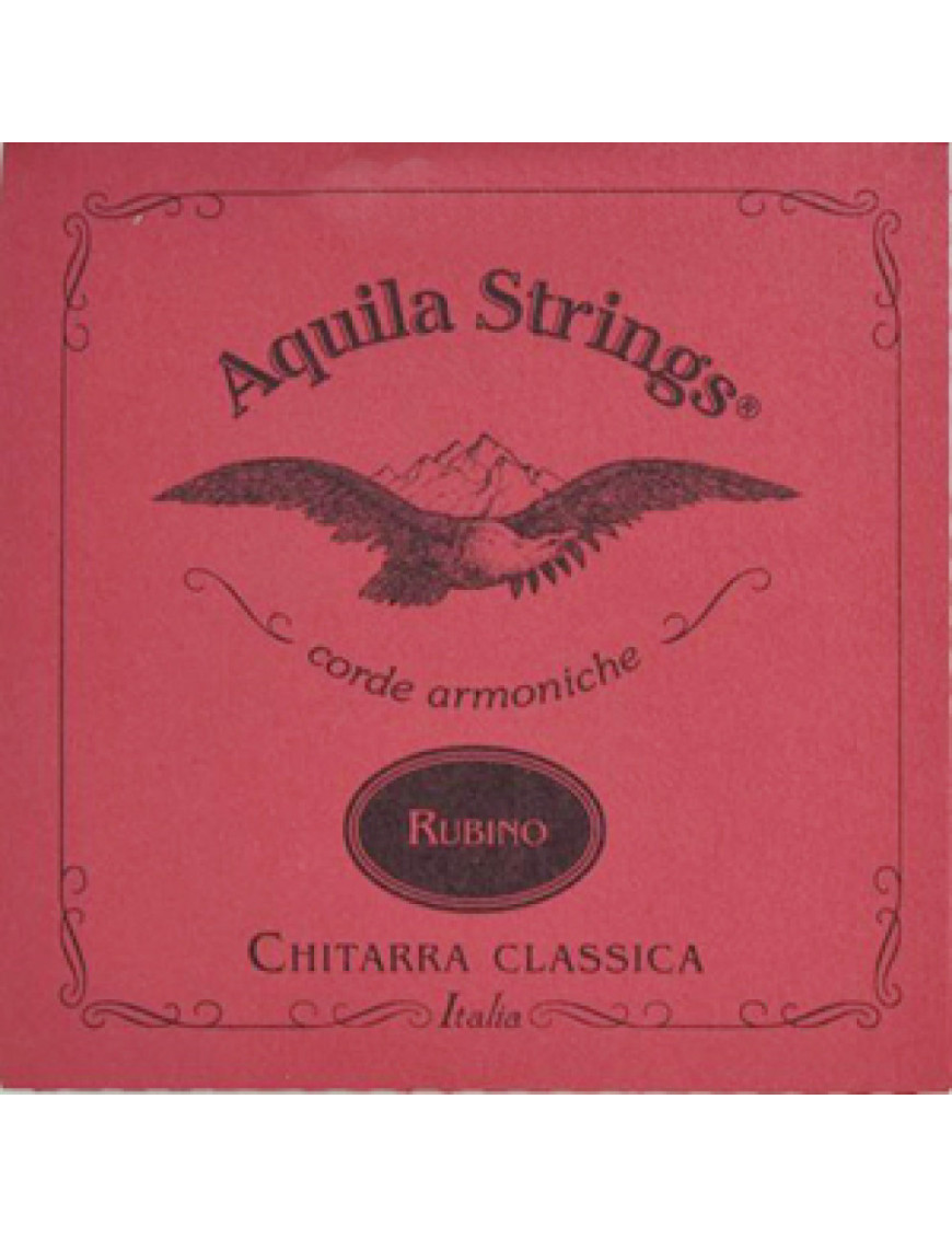 Juego Cuerdas Guitarra Clásica Aquila 134-C Rubino Tensión Normal