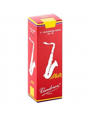Caja 5 Cañas Saxo Tenor Vandoren Java 3½ caja roja