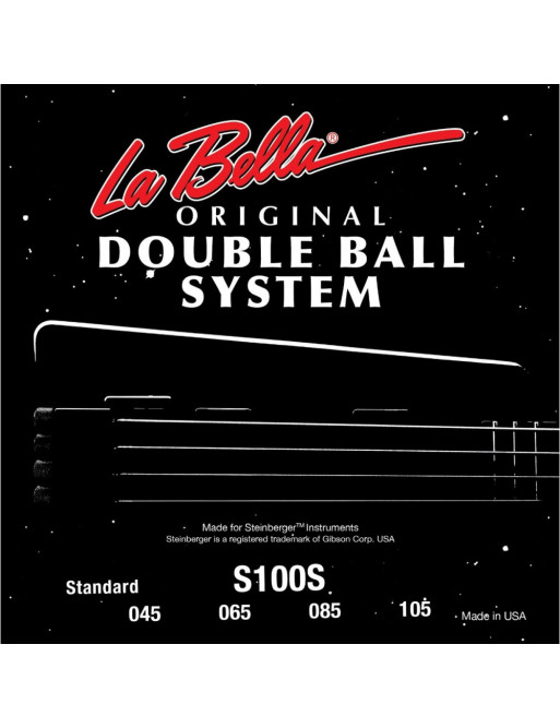 Juego La Bella Bajo Double Ball Bass Standard S100S (045-105)