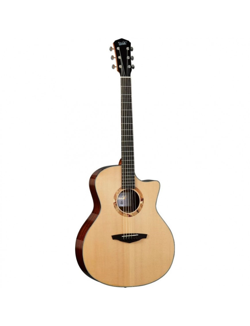 Guitarra Acústica Veelah V2-GACE Cutaway Electrificada