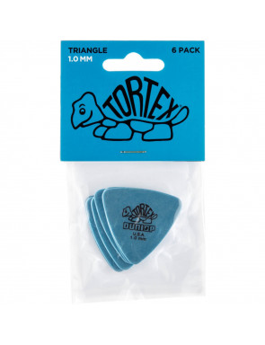 Bolsa 6 Púas Dunlop 431P-100 Tortex Triangle 1.00mm Pickers