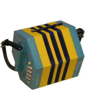 Concertina Stagi PL4-2 Plástico Azul