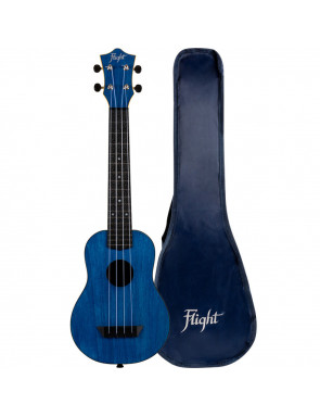 Ukelele Soprano Flight TUSL-35DB Travel Concert Scale Azul Fuerte