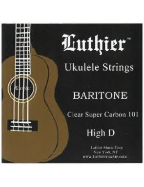 Juego Cuerdas Luthier Ukelele Barítono D High LU-UBAH