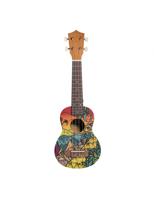 Ukelele Soprano Bamboo B1E-HC Hot Caribe