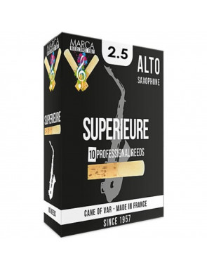 Caja 10 Cañas Saxo Alto Marca Superieure 2½