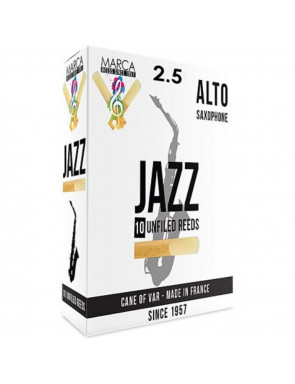 Caja 10 Cañas Saxo Alto Marca Jazz Unfiled 2½