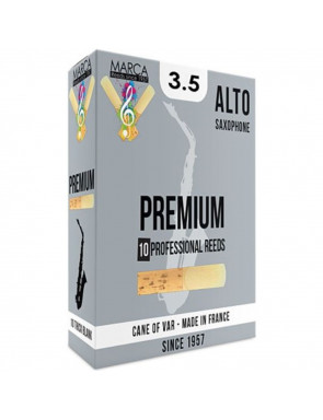 Caja 10 Cañas Saxo Alto Marca Premium 3½