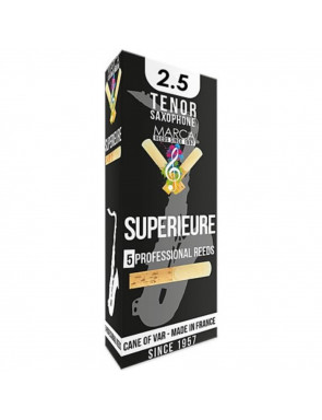 Caja 5 Cañas Saxo Tenor Marca Superieure 2½