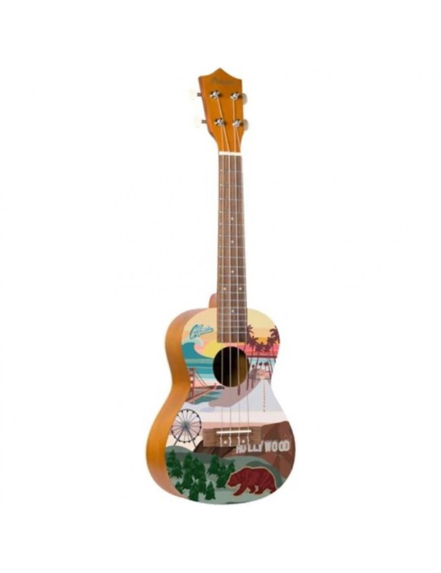 Ukelele Soprano Bamboo B1E-CF California