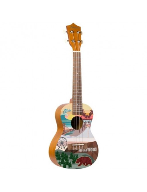 Ukelele Soprano Bamboo B1E-CF California