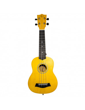 Ukelele Soprano Bones SP200S-YW Linden Amarillo Satinado