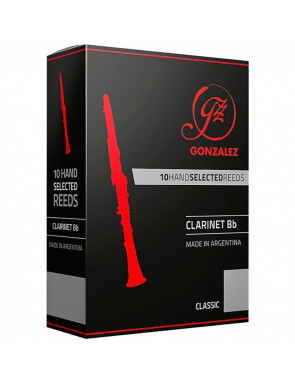 Caja 10 Cañas Clarinete Gonzalez Classic 3½