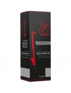 Caja 5 Cañas Clarinete Bajo Gonzalez Classic 2