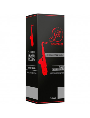Caja 5 Cañas Saxo Tenor Gonzalez Classic 3½