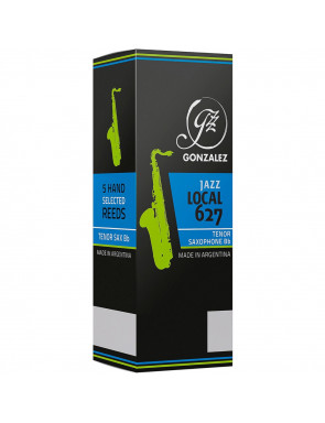Caja 5 Cañas Saxo Tenor Gonzalez Local 627 Jazz 3½