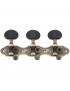 Clavijero Luthier Clásica JC405AB-A2B Brass Palomilla Negra