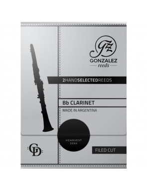Caja 2 Cañas Clarinete Gonzalez GD Duo 3¾