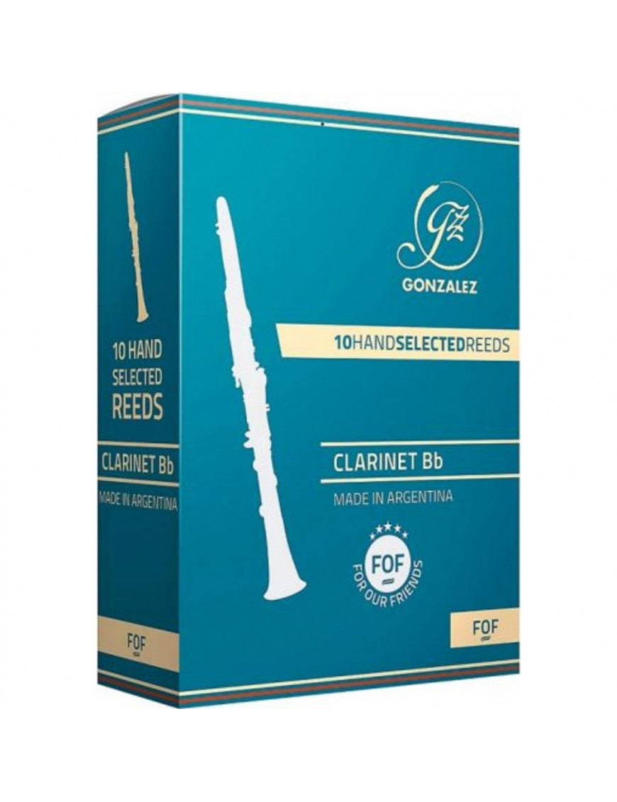 Caja 10 Cañas Clarinete Gonzalez FOF 3½